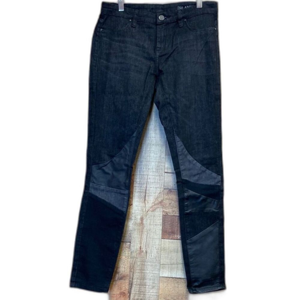 Blank NYC Black Patchwork Denim Jeans Size 27